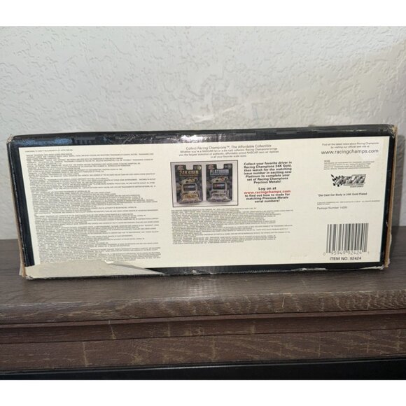 1/24 RACING CHAMPIONS #10 Ricky Rudd 24K GOLD NASCAR 1999 Limited Issue #4G - Picture 9 of 10